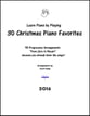 30 Christmas Piano Favorites, from Zero to Mozart piano sheet music cover